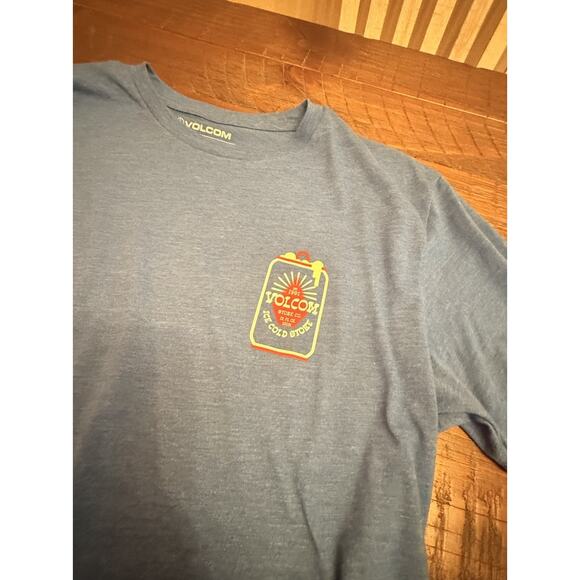 Volcom Stoke Co. Men’s Blue Graphic T-Shirt – Size Medium – Excellent Condition - Picture 3 of 7